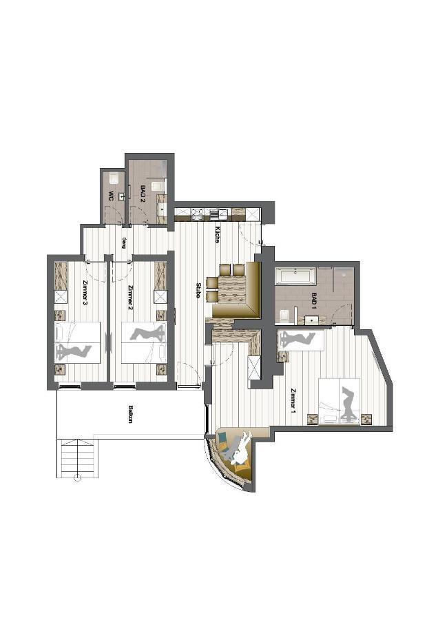 Hotel-Appartement Ferienhof แกร์ลอส ภายนอก รูปภาพ