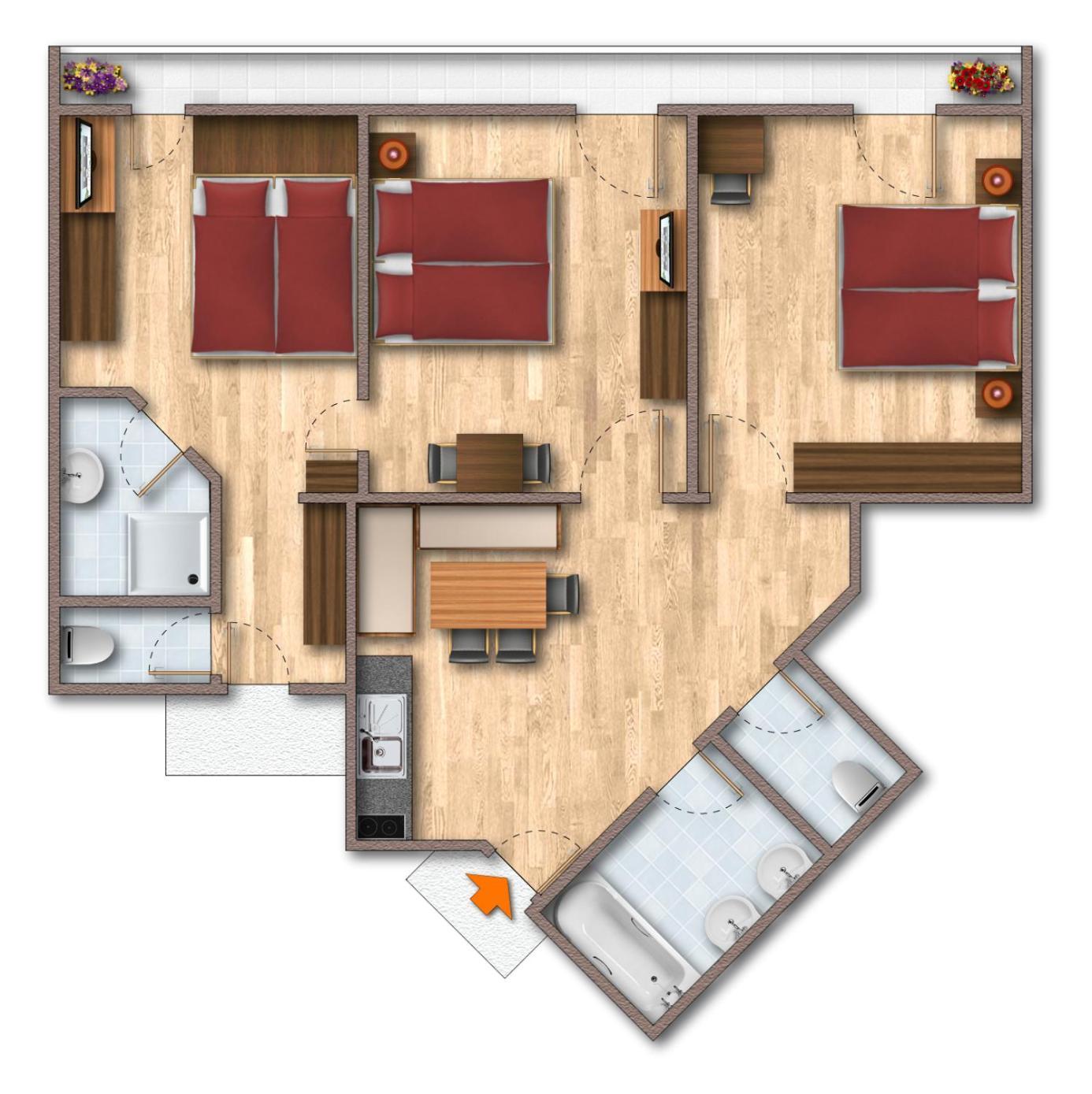 Hotel-Appartement Ferienhof แกร์ลอส ภายนอก รูปภาพ